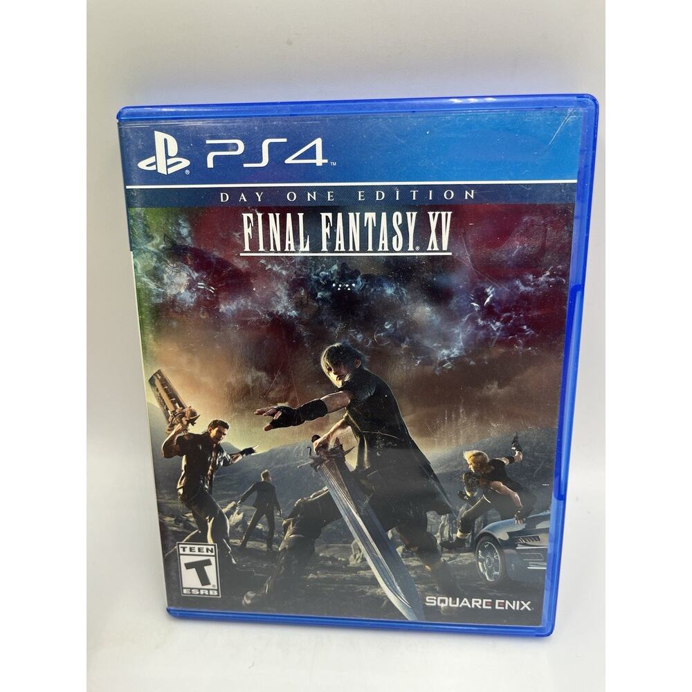Final Fantasy XV Day One Edition PS4 PlayStation 4 - Complete CIB - Tested